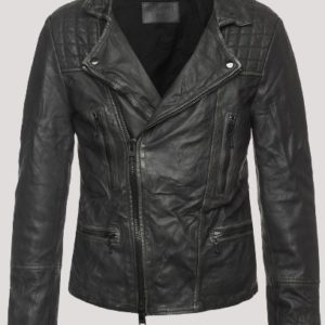 All Saints Cargo Leather Jacket