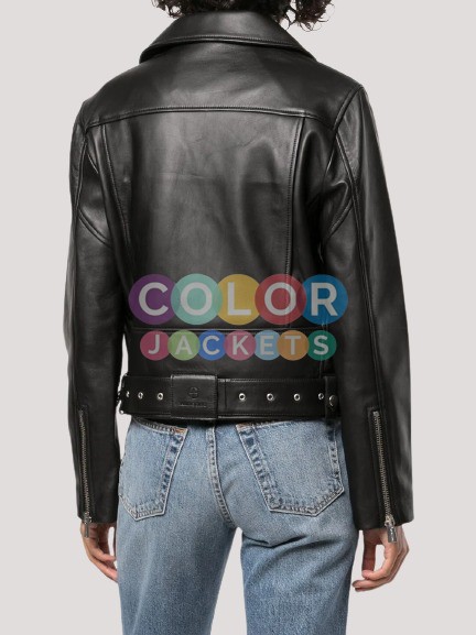 Anine Bing Leather Jacket - Color Jackets
