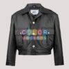 Chicago Police Black Leather Jacket