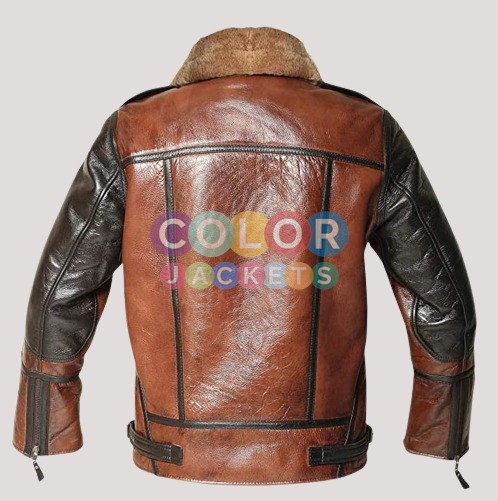 Fur Lined Leather Jacket Mens - Color Jackets