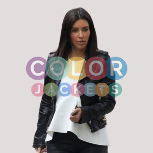 Kim Kardashian Leather Jacket