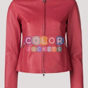 Leather Biker Jacket Women's