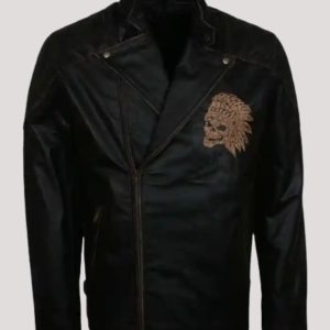 Mens Motorcycle Leather Jacket