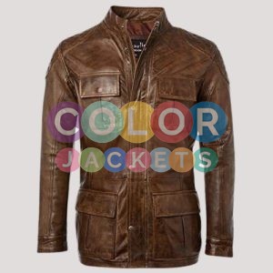 Mens Vintage Leather Jacket