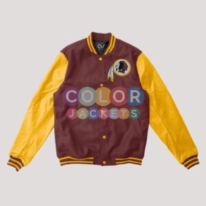 Washington Redskins Leather Varsity Jacket