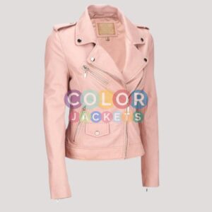 Blush Leather Jacket