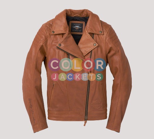 Harley Davidson Brown Leather Jacket Color Jackets