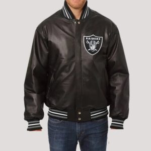 Las Vegas Raiders Leather Jacket