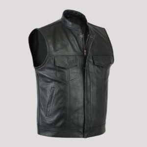 Leather Jacket Vest