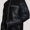 Tom Cruise Black Biker Leather Jacket - Image 2