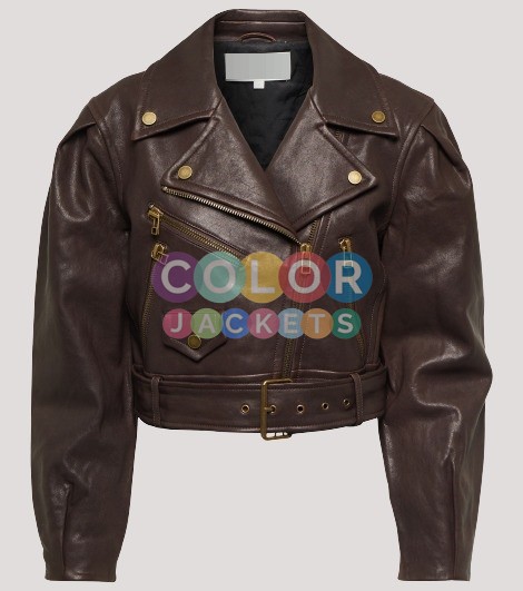 Veronica Beard Leather Jacket - Color Jackets