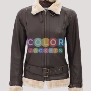 Fur Lined Leather Jacket Womens