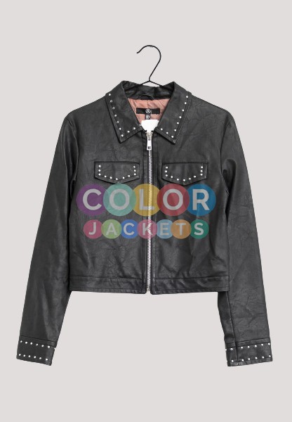 Missguided Leather Jacket - Color Jackets