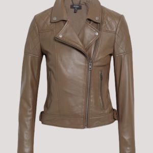 Mushroom Leather Jacket