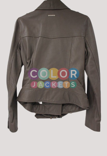 Women's Soia & Kyo Biker Leather Jacket - Image 2