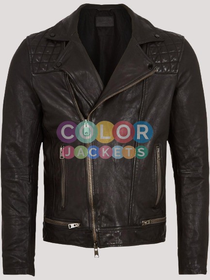 All Saints Conroy Leather Jacket - Color Jackets