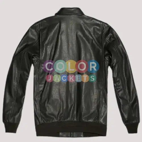 A.P.C. X Carhartt Detroit Black Leather Jacket - Image 2