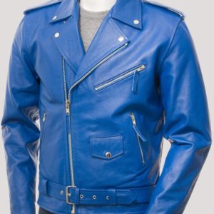 Leather Biker Jacket Men