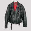 Leather Jacket Red Lining