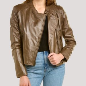 Marc New York Leather Jacket Womens