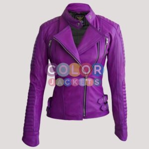Soft Lambskin Leather Jacket Womens