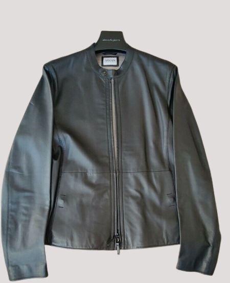 A Collezioni Black Leather Jacket - Color Jackets