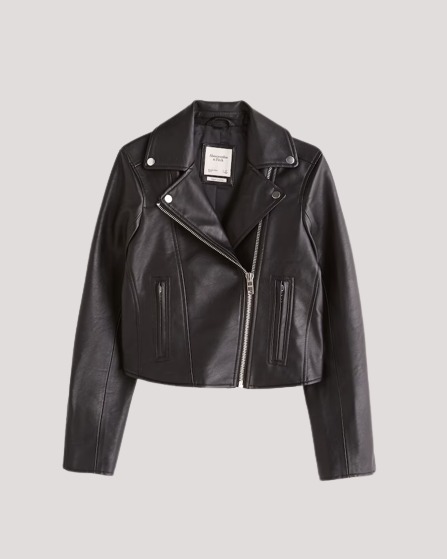 Black Vegan Leather Jacket