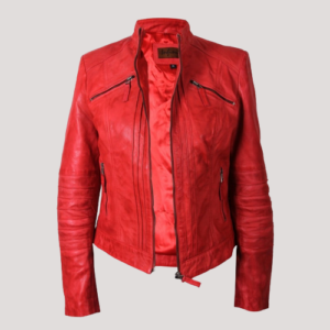 Classic Leather Jacket Womens
