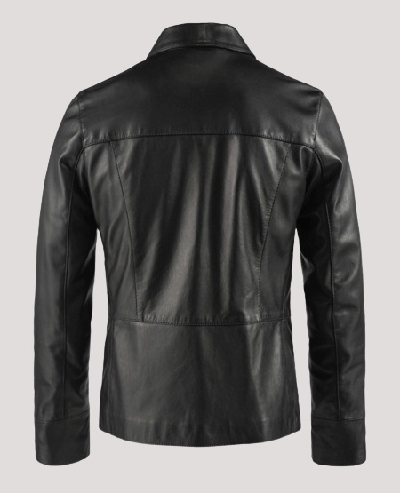 Damon The Vampire Diaries Leather Jacket - Image 2