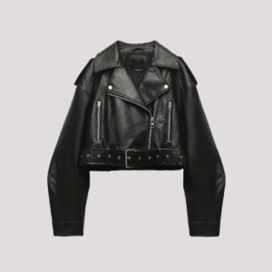 Faux Leather Jacket Zara