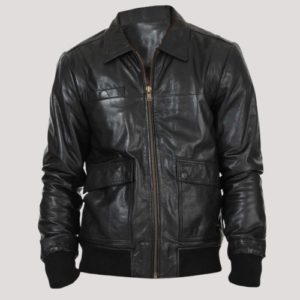 Genuine Lambskin Leather Mens Jacket