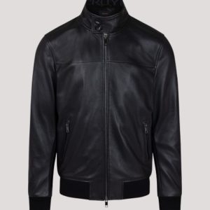 Leather Harringtons Jacket