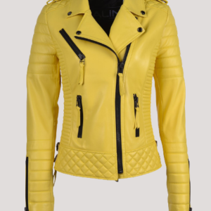 Leather Racer Jacket Womens