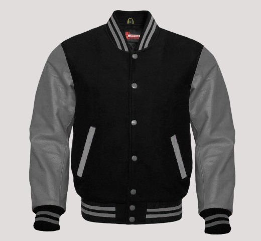 Mens Leather Varsity Jacket - Color Jackets