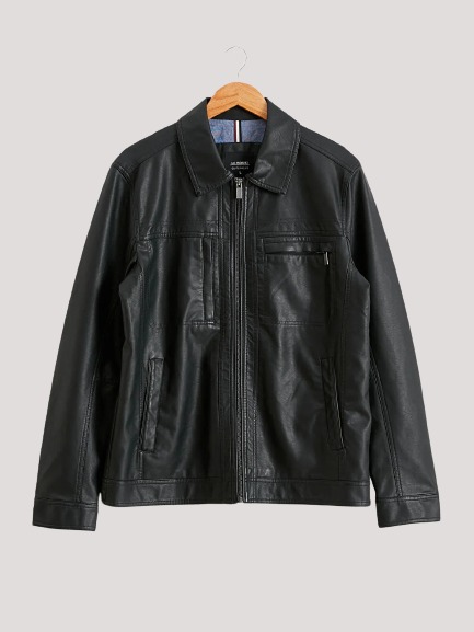 Mold On Leather Jacket - Color Jackets