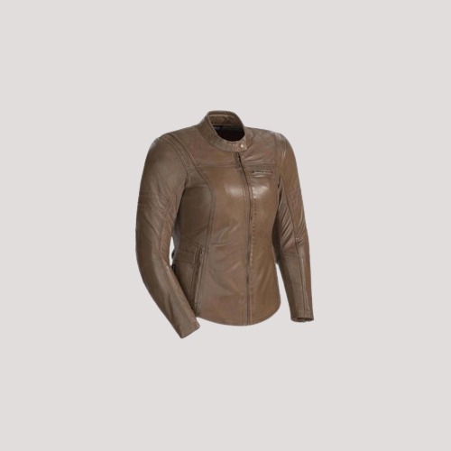 Motorcycle Leather Jacket Womens