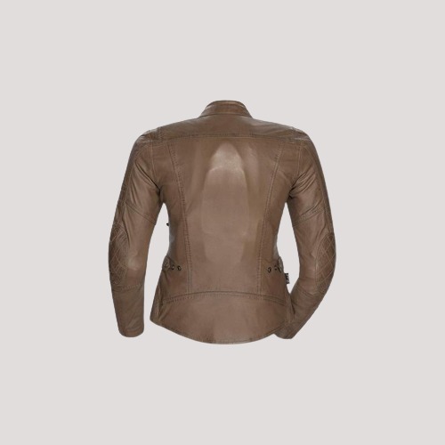 Women's Blake Brown Riding Leather Jacket - Image 2