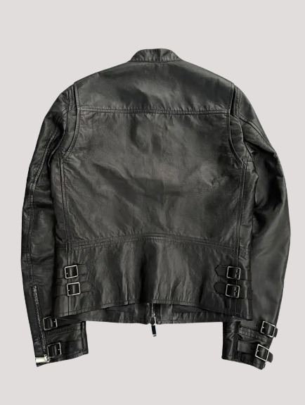 Valentino Butterfly Moto Leather Jacket - Image 2