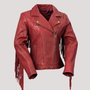 Womens Fringe Leather Jacket