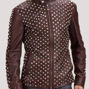 Leather Jacket With Studs