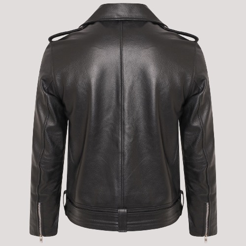 The Walking Dead Negan Black Leather Jacket - Image 3