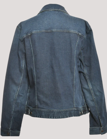 Womens Talbots Dark Wash Denim Jacket - Image 2