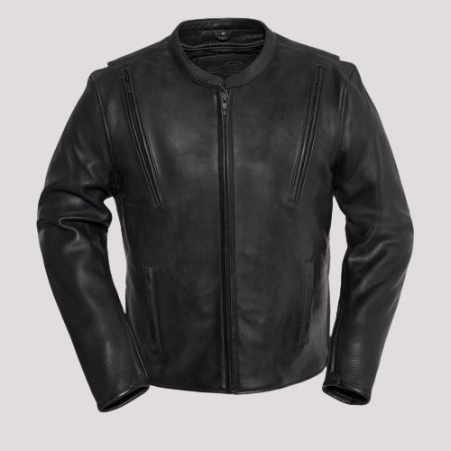 Big And Tall Leather Motorcycle Jacket - Color Jackets