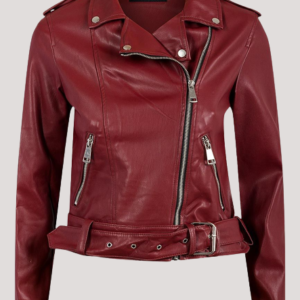 Ladies Faux Leather Jacket