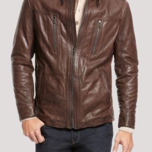 Leather Motorcycle Jacket Men