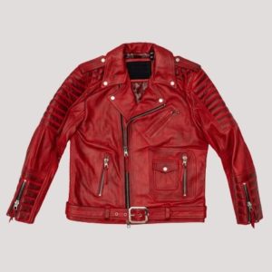 Red Leather Jacket For Men