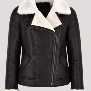 Winter Leather Jacket Womens