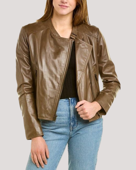 Womens Marc New York Leather Jacket