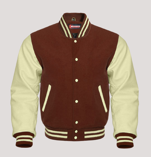 Wool And Leather Varsity Jacket