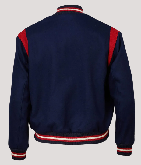 Oakland Oaks 1954 Varsity Blue Wool Jacket - Image 2